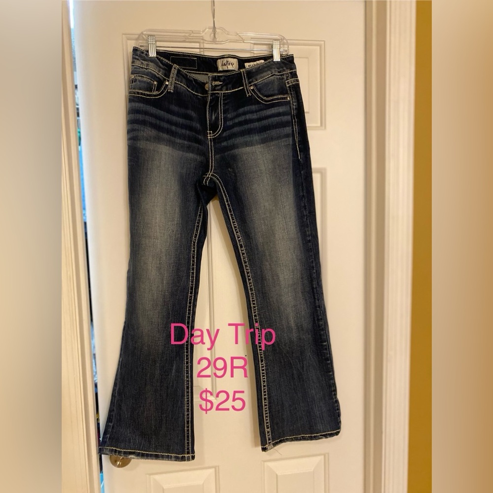 Daytrip Dark Blue Flare Jeans